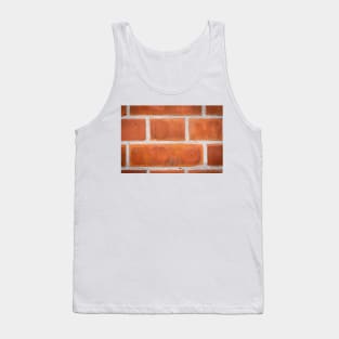 Red brick background clloseup pattern with white grout lines. Tank Top